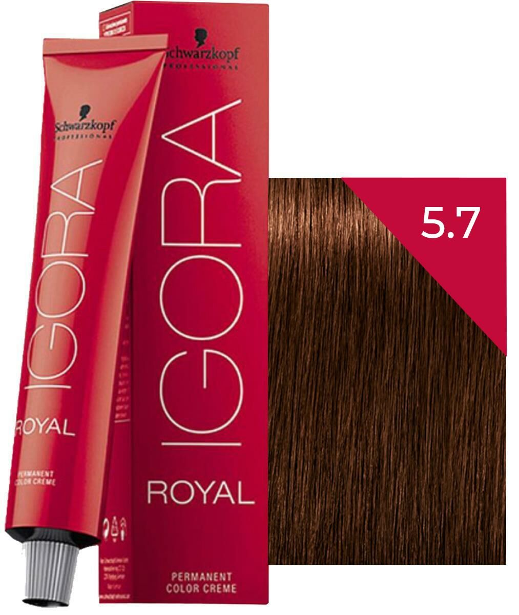 Schwarzkopf Igora Royal Saç Boyası 5.7 Bakır Açık Kahve 60 ml