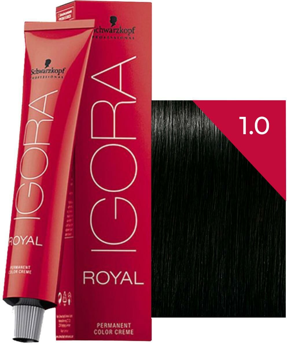 Schwarzkopf Igora Royal Saç Boyası 1.0 Siyah 60 ml