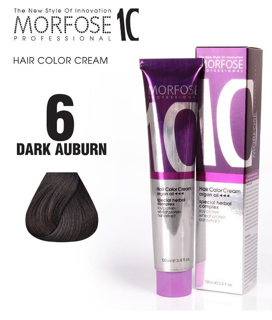 Morfose 10 Saç Boyası 6 Koyu Kumral 100 ml