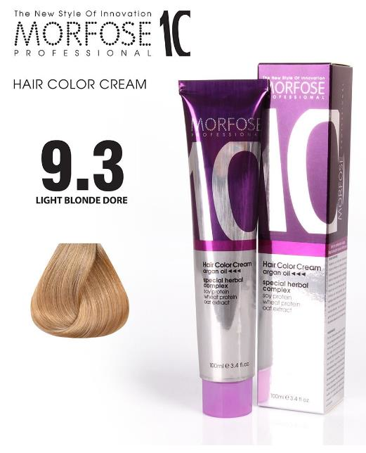 Morfose 10 Saç Boyası 9.3 Açık Sarı Dore 100 ml