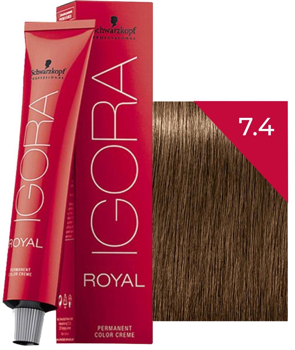 Schwarzkopf Igora Royal Saç Boyası 7.4 Kumral Bej 60 ml