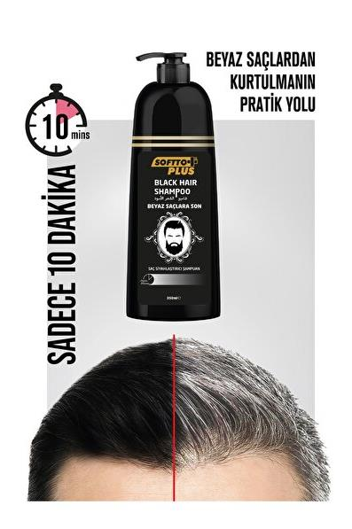 Softto Plus Black Hair Saç Siyahlaştırıcı Şampuan 350 ml