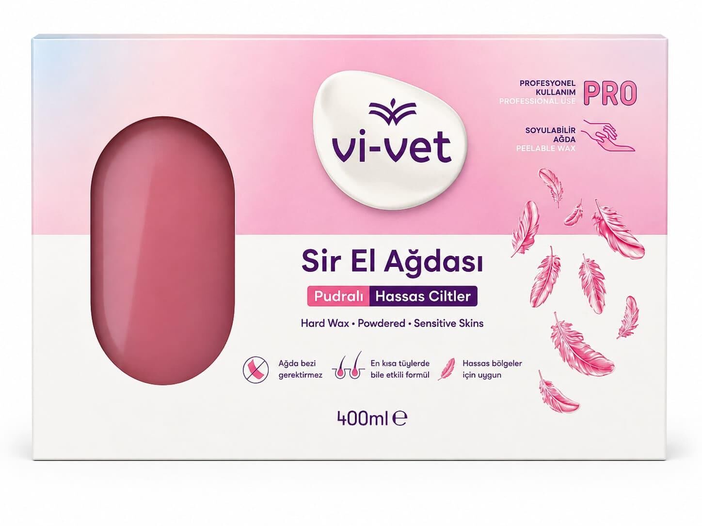 ViVet Sir El Ağdası Kalıp Ağda Pudralı 400 ml