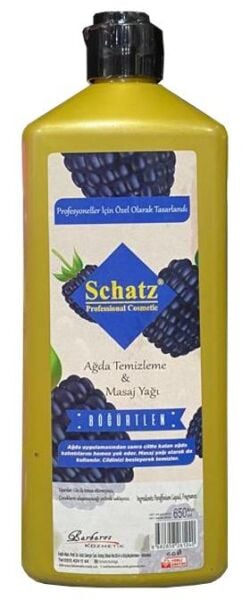 Schatz Profesyonel Ağda Temizleme & Masaj Yağı Böğürtlen 650 ml