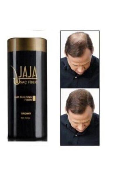 Jaja Fibers Saç Dolgunlaştırıcı ve Kapatıcı Koyu Kahverengi Topik 50 gr