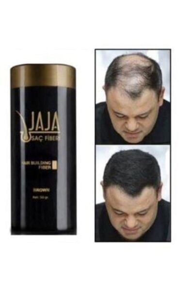 Jaja Fibers Saç Dolgunlaştırıcı ve Kapatıcı Koyu Kahverengi Topik 50 gr