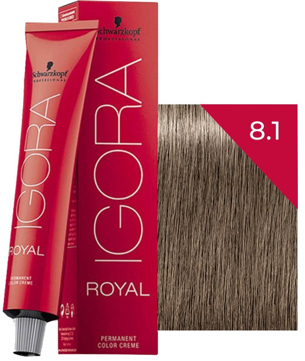 Schwarzkopf Igora Royal Saç Boyası 8.1 Açık Kumral Sandre 60 ml