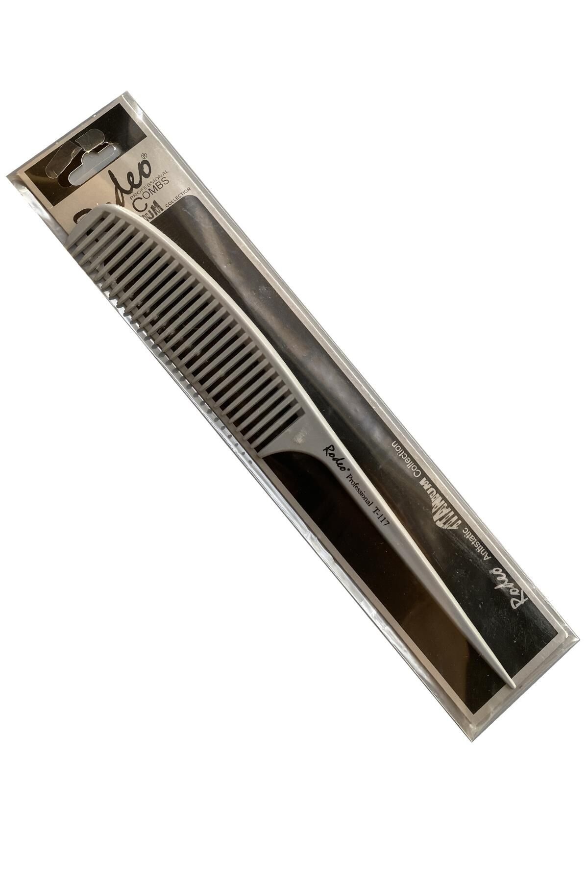 Rodeo T-117 Antistatik Profesyonel Titanyum Seri Tarak