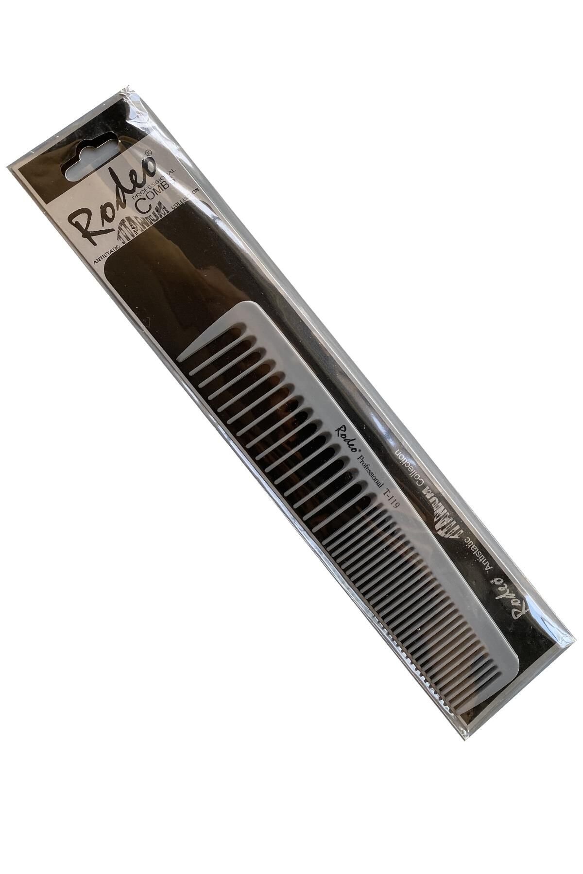 Rodeo T-119 Antistatik Profesyonel Titanyum Seri Tarak