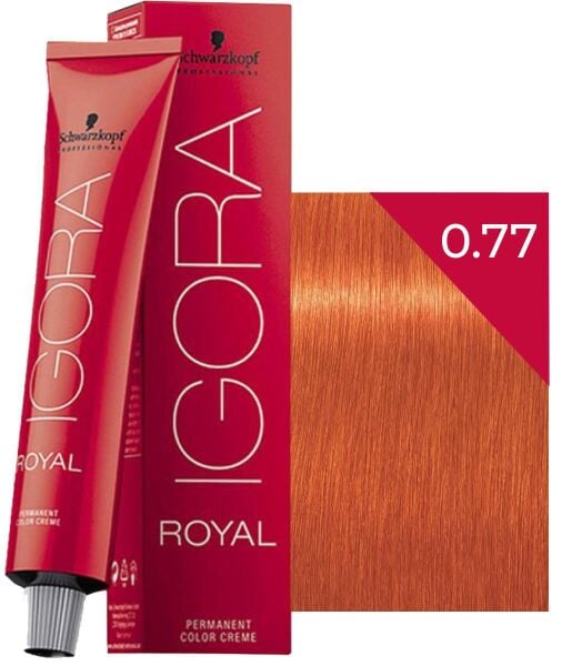 Schwarzkopf Igora Royal Saç Boyası 0.77 Bakır Yoğunlaştırıcı 60 ml