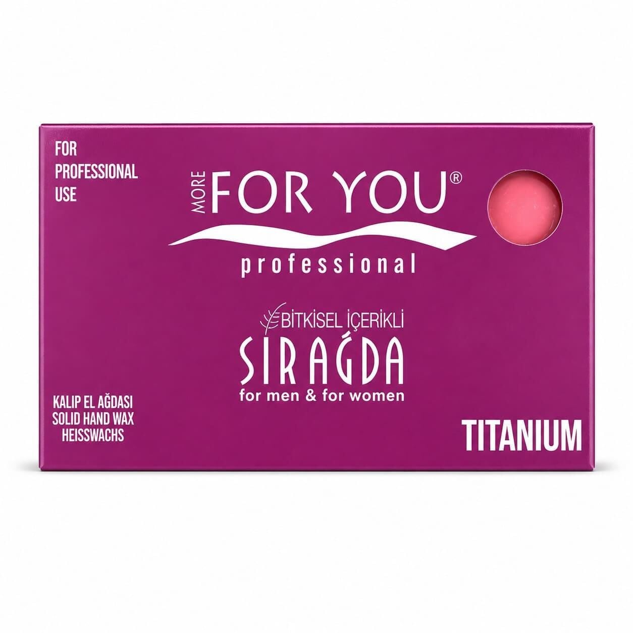 More For You Bitkisel Kalıp Sir Ağda Pudralı Titanyum 500 ml