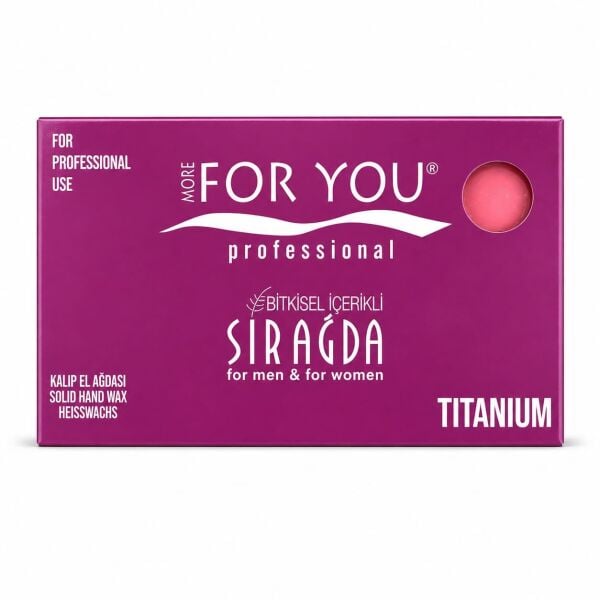 More For You Bitkisel Kalıp Sir Ağda Pudralı Titanyum 500 ml