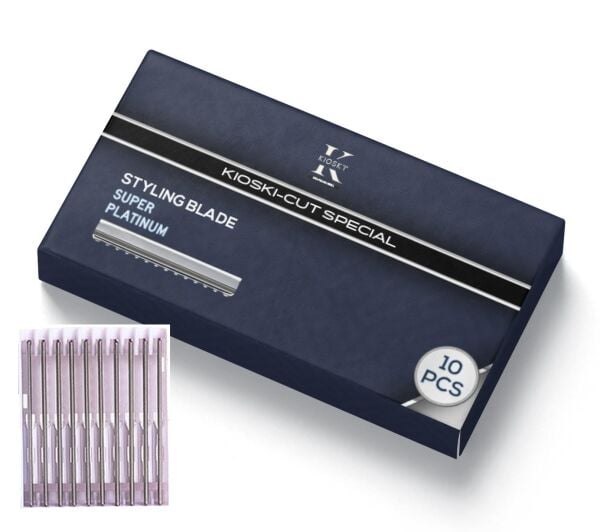 Kioski Profesyonel Saç Ustura Jileti 10 Adet