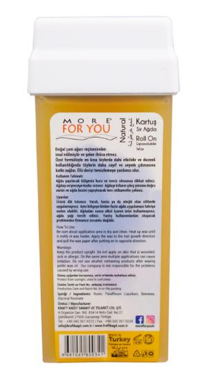 More For You Kartuş Ağda Natural 100 ml