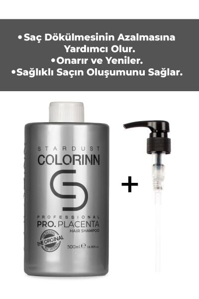 Colorinn Pro Placenta Şampuan 500 ml