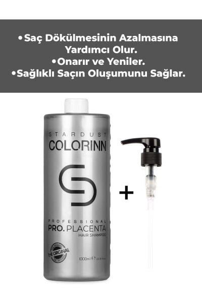 Colorinn Pro. Placenta Şampuan 1000 ml