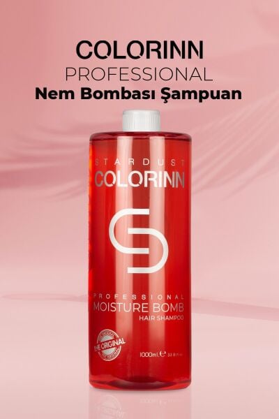 Colorinn Moisture Bomb Saç Oluşumunu Destekleyen Ve Dökülmeyi Engelleyen Şampuan 1000 ml