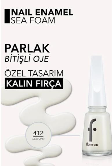 Flormar Nail Enamel Oje 412 Sea Foam Oje