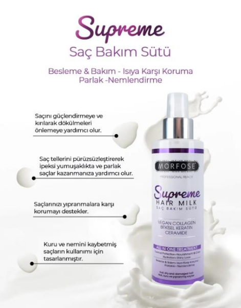 Morfose Supreme Saç Bakım Sütü 300 ml