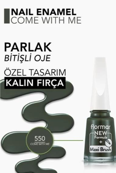 Flormar Nail Enamel 524 Come With Me Oje