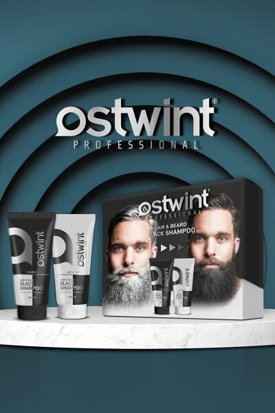 Ostwint Black Şampuan Saç Siyahlaştırıcı Set 200 ml