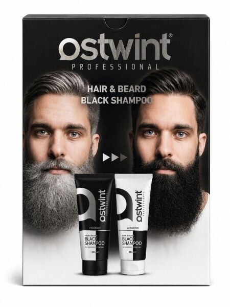 Ostwint Black Şampuan Saç Siyahlaştırıcı Set 200 ml