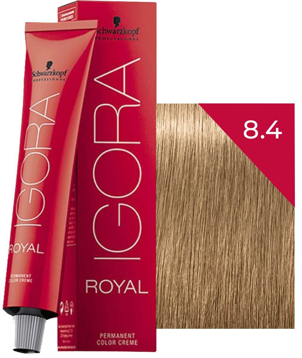 Schwarzkopf Igora Royal Saç Boyası 8.4 Açık Kumral Bej 60 ml