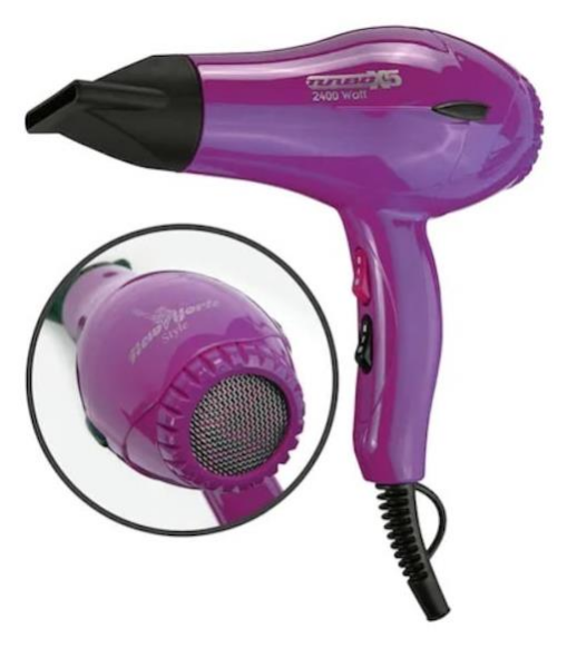 Hector New York Style Turbox5 Profesyonel Fön Makinesi 2400 Watt Mor