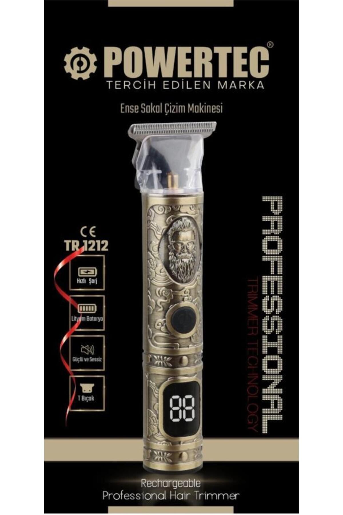 Powertec Tr-1212 Profesyonel Sakal Ense Çizim Makinesi