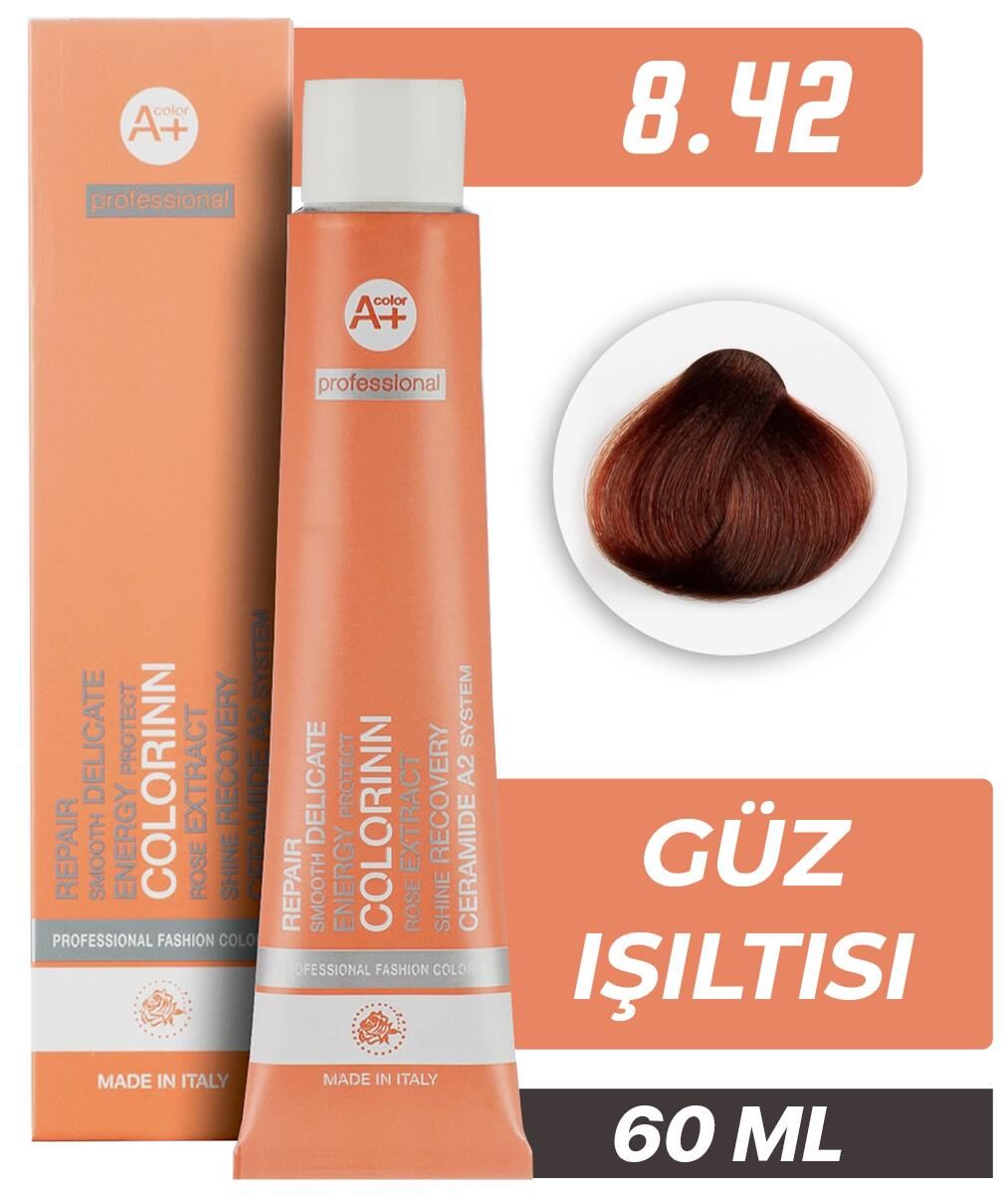 Colorinn Professional Tüp Saç Boyası 8.42 Güz Işıltısı 60 ml
