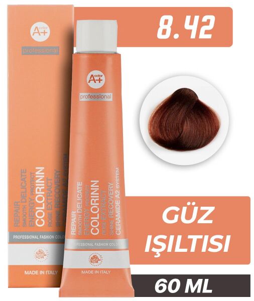 Colorinn Professional Tüp Saç Boyası 8.42 Güz Işıltısı 60 ml