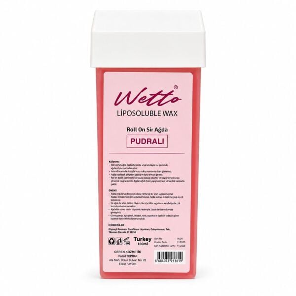 Wetto Roll On Kartuş Ağda Pudralı 100 ml