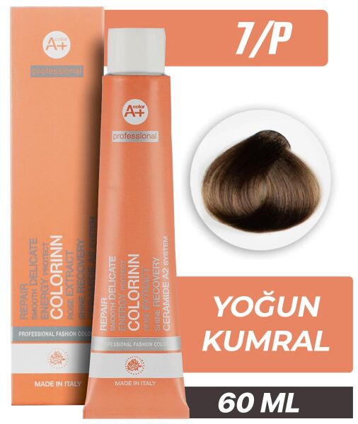 Colorinn Professional Tüp Saç Boyası 7-P Yoğun Kumral 60 ml