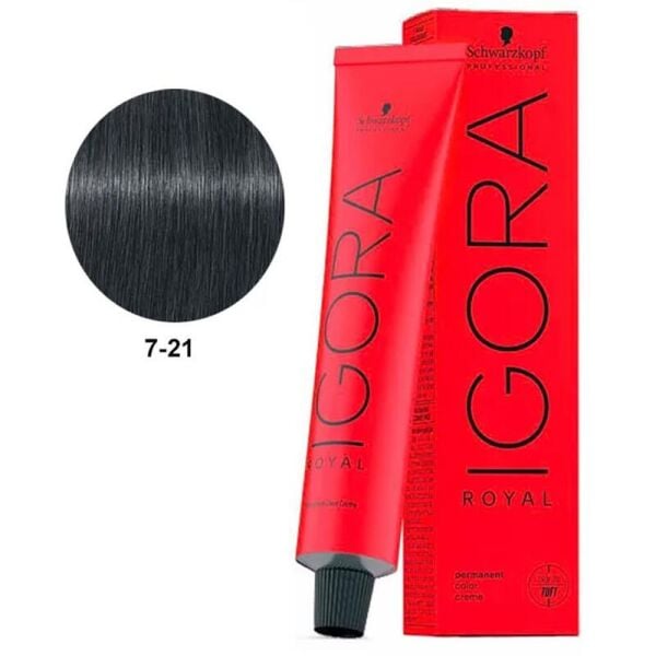 Schwarzkopf Igora Royal Saç Boyası 7.21 Kumral Küllü Sandre 60 ml