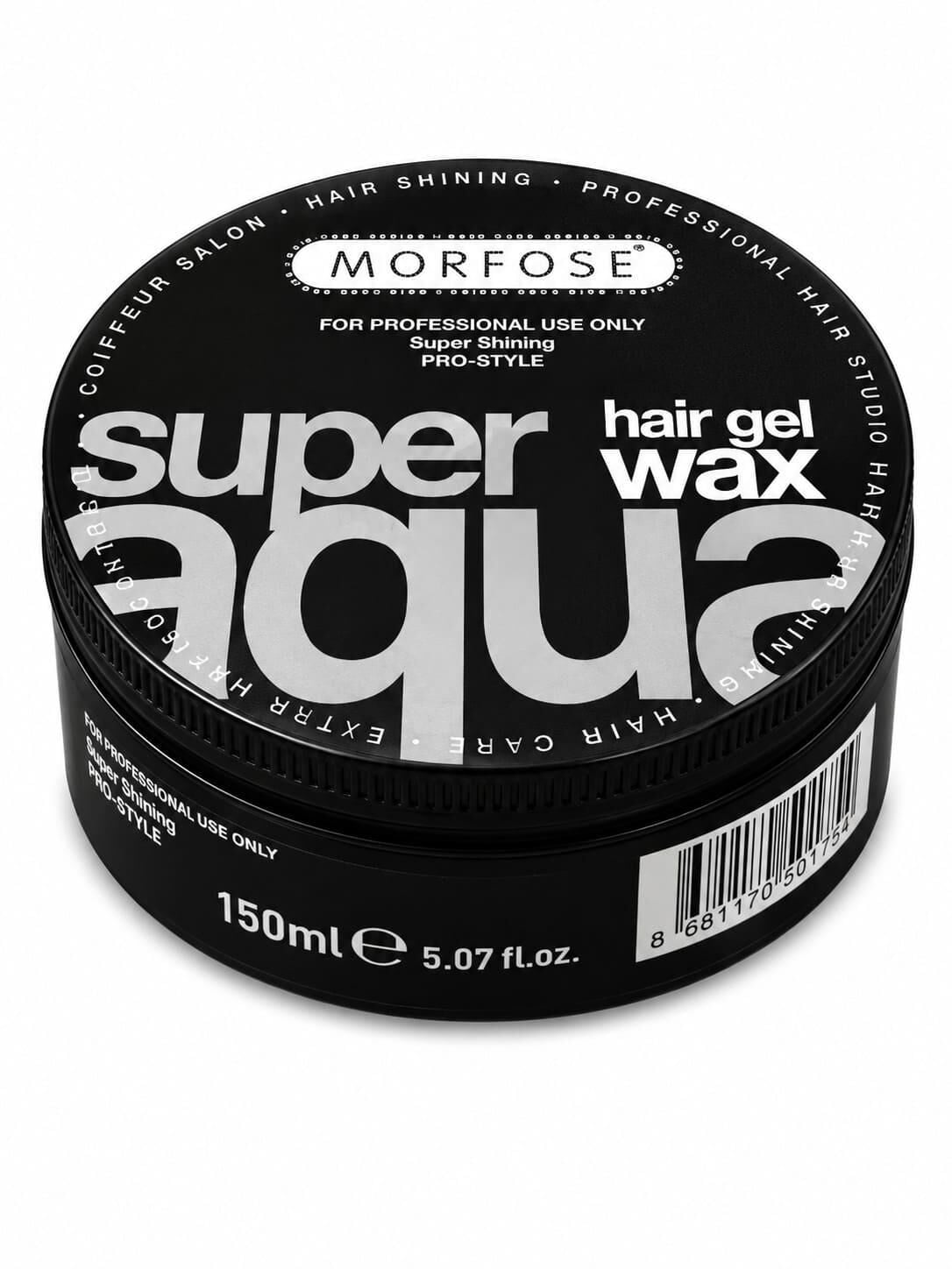 Morfose Wax Jel Super Aqua Black 150 ml