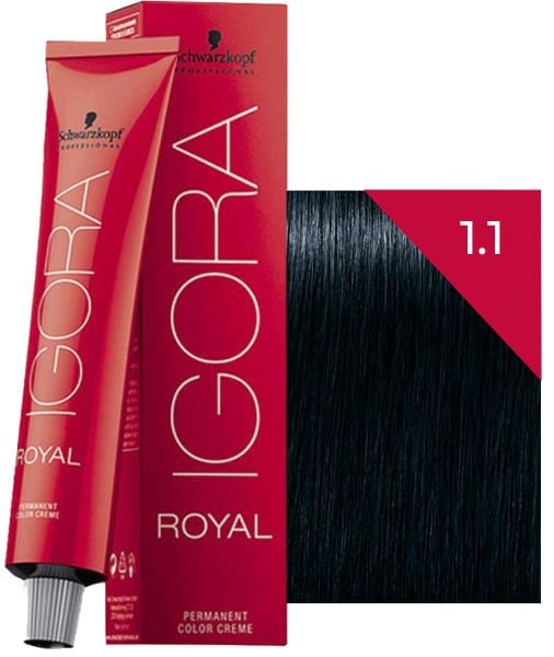 Schwarzkopf Igora Royal Saç Boyası 1.1 Siyah Sandre 60 ml