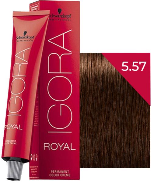 Schwarzkopf Igora Royal Saç Boyası 5.57 Altın Bakır Açık Kahve 60 ml