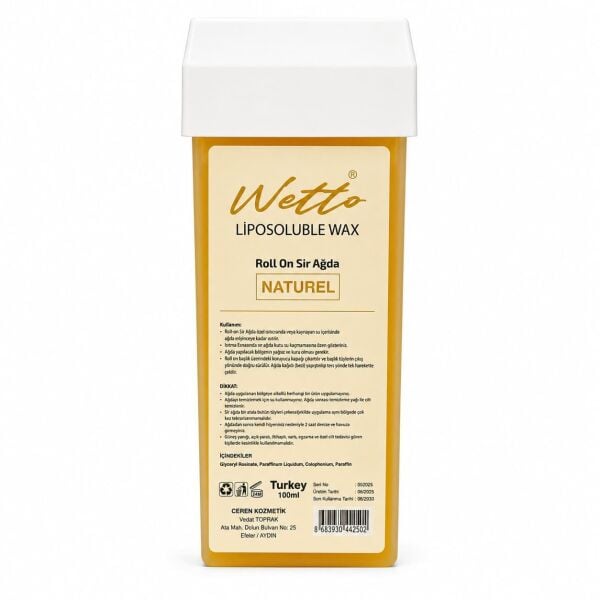 Wetto Roll On Kartuş Ağda Naturel 100 ml
