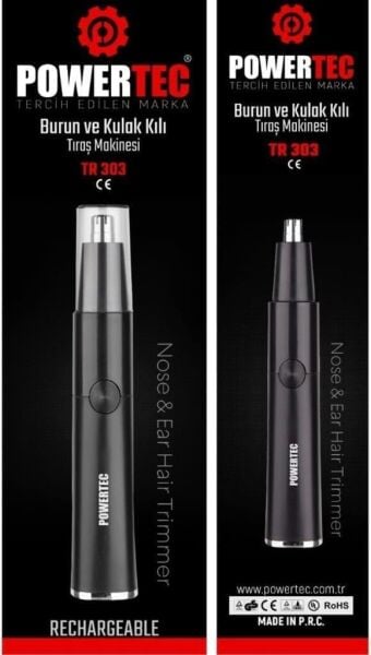 Powertec Tr-303 Burun ve Kulak Kılı Makinesi