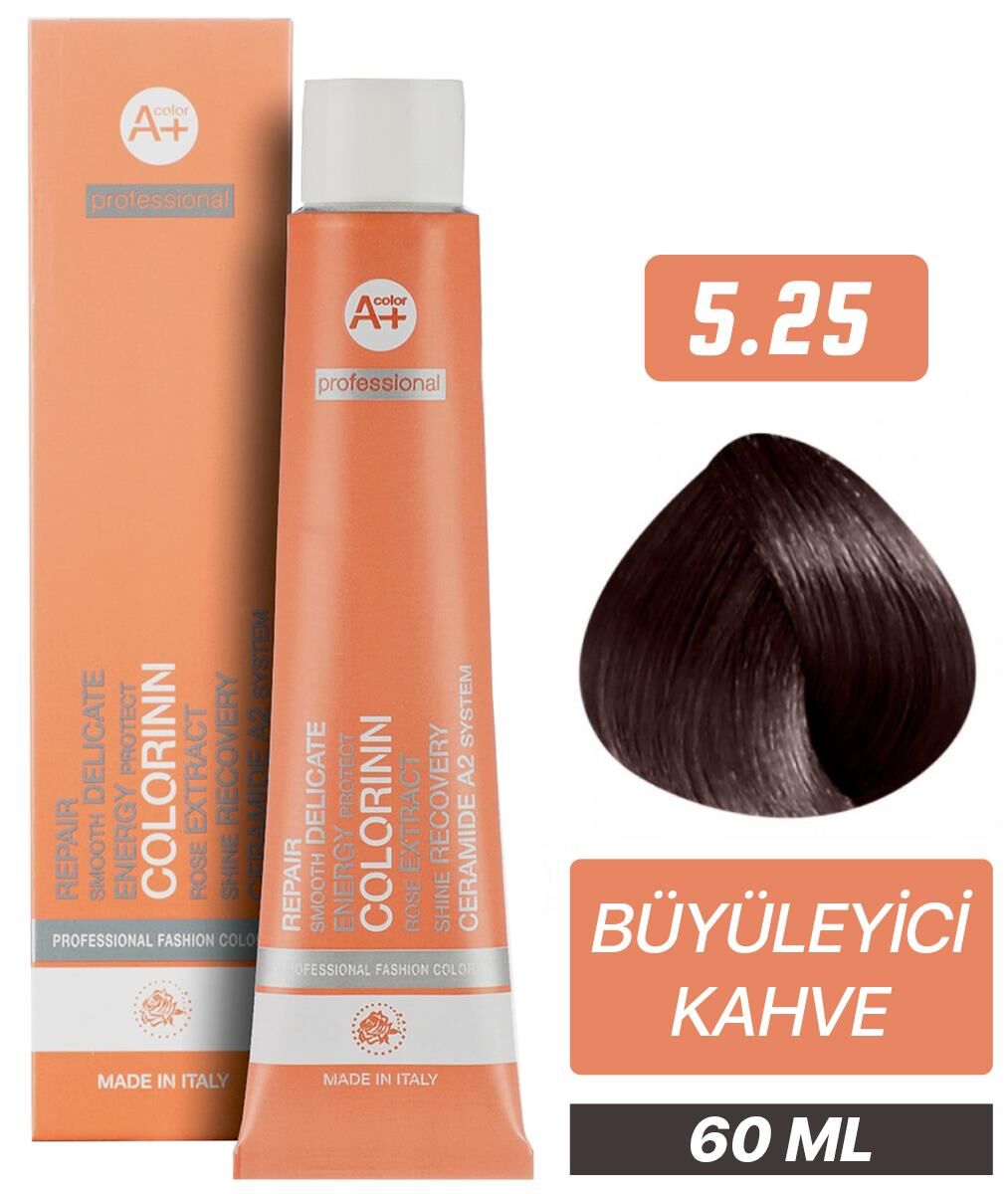 Colorinn Professional Tüp Saç Boyası 5.25 Büyüleyici Kahve 60 ml