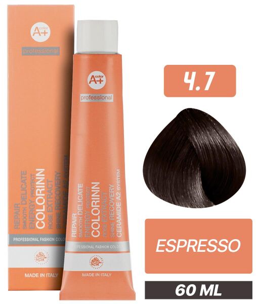 Colorinn Professional Tüp Saç Boyası 4.7 Espresso 60 ml