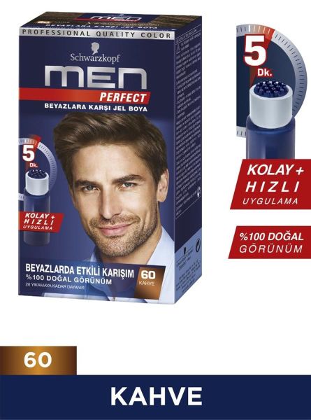 Schwarzkopf Men Perfect Saç Boyası 60 Kahve