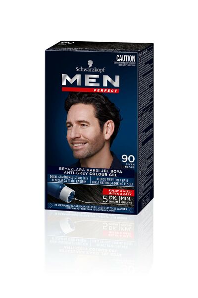 Schwarzkopf Men Perfect Saç Boyası 90 Siyah