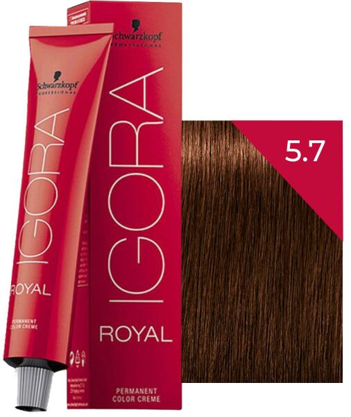 Schwarzkopf Igora Royal Saç Boyası 5.7 Bakır Açık Kahve 60 ml