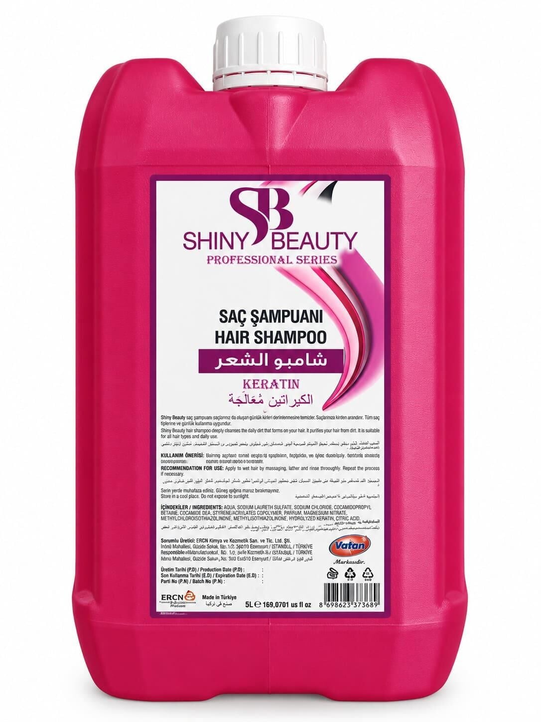 Shiny Beauty Şampuan Keratin 5000 ml