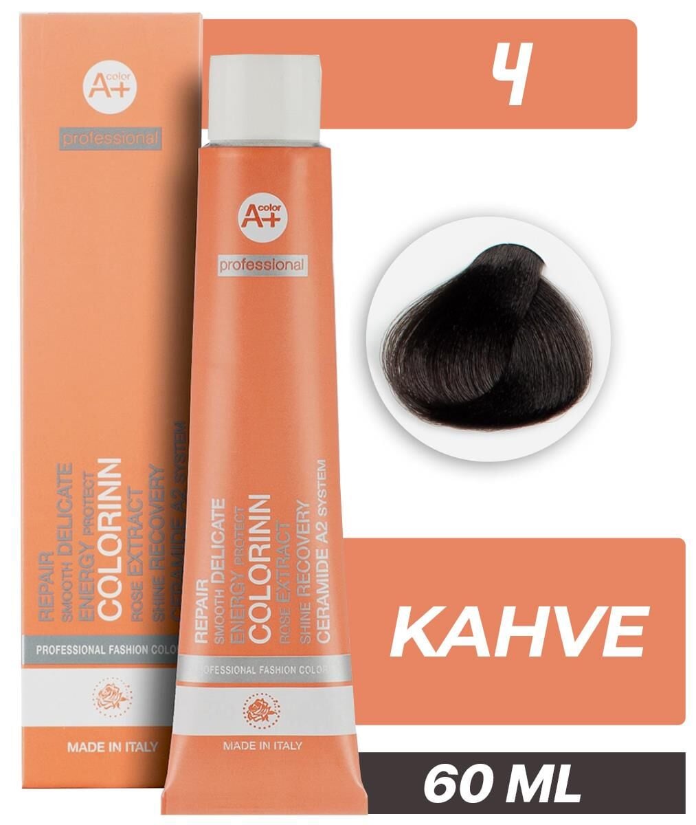 Colorinn Professional Tüp Saç Boyası 4 Kahve 60 ml