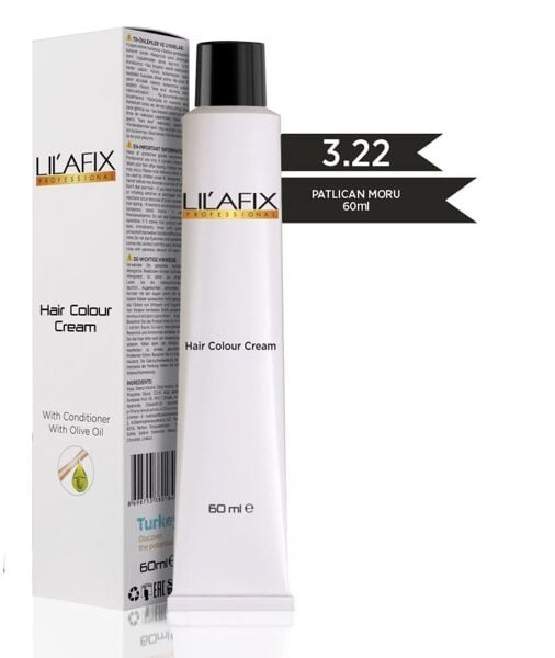 Lilafix Krem Tüp Saç Boyası 3.22 Patlıcan Moru 60 ml