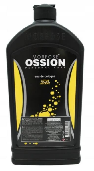 Morfose Ossion Premium Barber Tıraş Kolonyası Lotus Accent Sarı 700 ml
