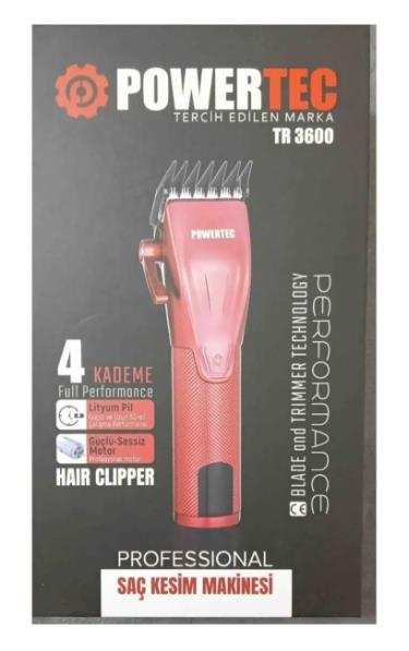 Powertec TR-3600 Saç ve Sakal Kesme Makinesi