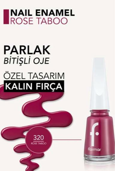 Flormar Nail Enamel Oje 320 Rose Taboo